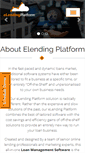 Mobile Screenshot of elendingplatform.com